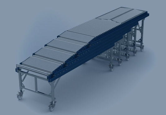 manuel telescopic conveyor