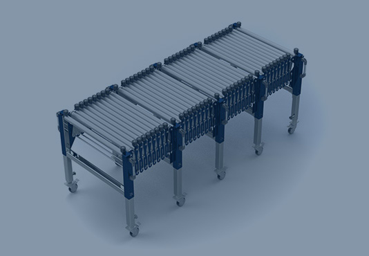 flexible roller conveyor