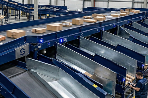 Modern Lojistik Deposunda Parcel Sortation System